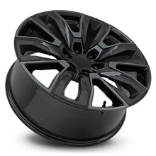 Charger l'image dans la galerie, 207290286518 - Factory Reproductions FR 207 22X9 6X139.7 28mm Gloss Black Machined Face with Dark Tint and Satin Black Inserts - Factory Reproductions Wheels Canada