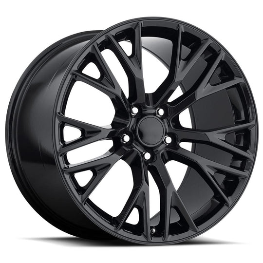 22895573402 - Factory Reproductions FR 22 18X9.5 5X120.65 57mm Gloss Black - Factory Reproductions Wheels Canada