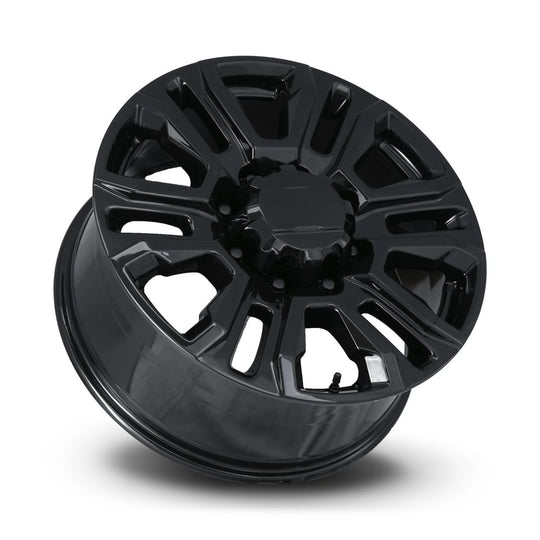275085478002 - Factory Reproductions FR 275 20X8.5 8X180 47mm Gloss Black - Factory Reproductions Wheels Canada