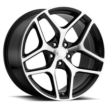 Charger l'image dans la galerie, 27011432007F - Factory Reproductions FR 27F 20X11 5X120 43mm Gloss Black Machined Face - Factory Reproductions Wheels Canada