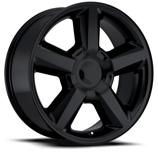 31085306502 - Factory Reproductions FR 31 20X8.5 6X139.7 30mm Gloss Black - Factory Reproductions Wheels Canada