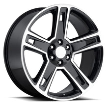 Charger l'image dans la galerie, 34290246507 - Factory Reproductions FR 34 22X9 6X139.7 24mm Gloss Black Machined Face - Factory Reproductions Wheels Canada