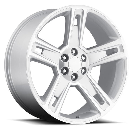 34290246509 - Factory Reproductions FR 34 22X9 6X139.7 24mm Silver Machined Face - Factory Reproductions Wheels Canada