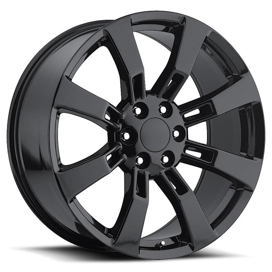 40290316502 - Factory Reproductions FR 40 22X9 6X139.7 31mm Gloss Black - Factory Reproductions Wheels Canada