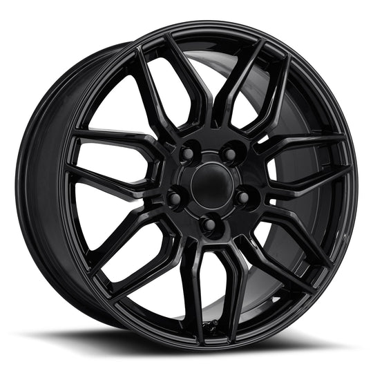 401910403402F - Factory Reproductions FR 401 19X10 5X120.65 40mm Gloss Black - Factory Reproductions Wheels Canada