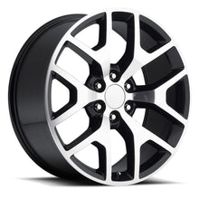 Charger l'image dans la galerie, 44290316507 - Factory Reproductions FR 44 22X9 6X139.7 31mm Gloss Black Machined Face - Factory Reproductions Wheels Canada