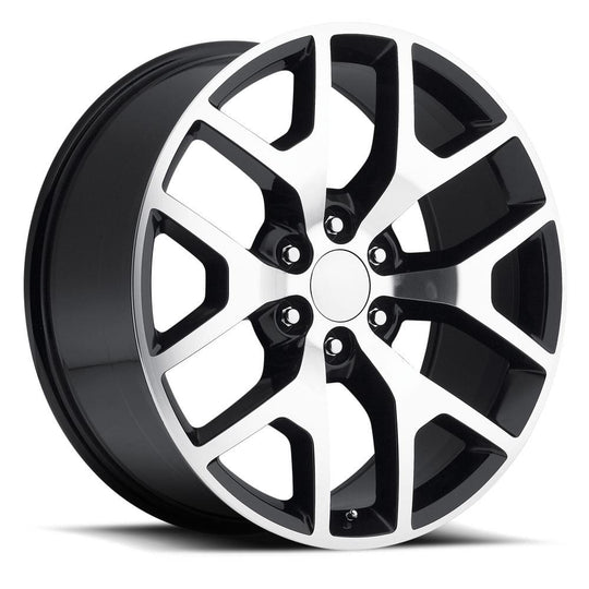 44290316507 - Factory Reproductions FR 44 22X9 6X139.7 31mm Gloss Black Machined Face - Factory Reproductions Wheels Canada