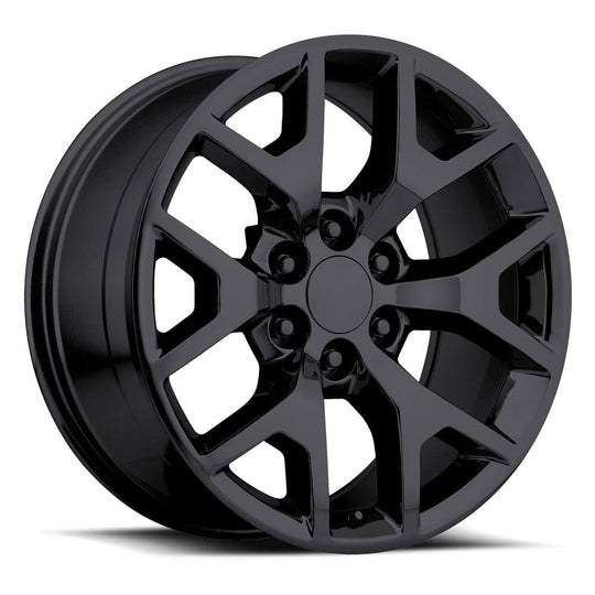 44090276002 - Factory Reproductions FR 44 20X9 6X127 27mm Gloss Black - Factory Reproductions Wheels Canada