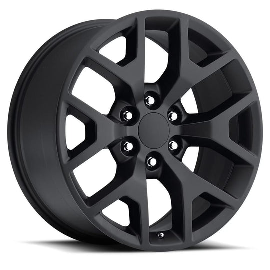 44090276503 - Factory Reproductions FR 44 20X9 6X139.7 27mm Satin Black - Factory Reproductions Wheels Canada