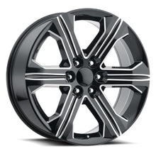 Charger l'image dans la galerie, 47290246513 - Factory Reproductions FR 47 22X9 6X139.7 24mm Gloss Black Ball Milled - Factory Reproductions Wheels Canada