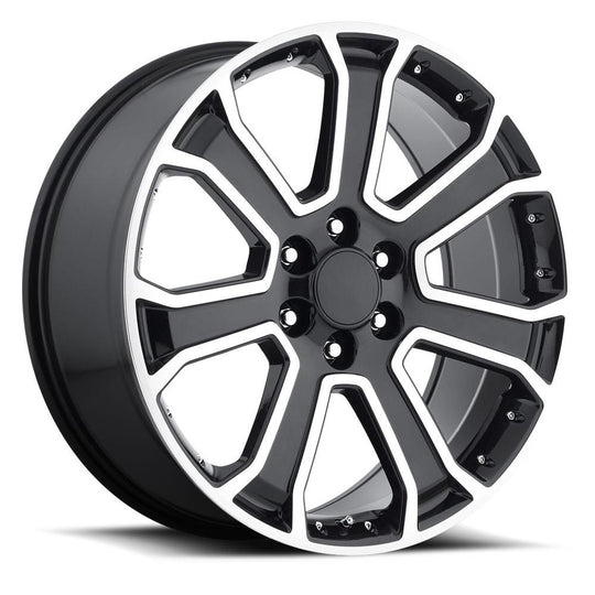 49290316507 - Factory Reproductions FR 49 22X9 6X139.7 31mm Gloss Black Machined Face - Factory Reproductions Wheels Canada