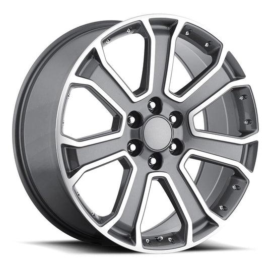 49290316510 - Factory Reproductions FR 49 22X9 6X139.7 31mm Grey Machined Face - Factory Reproductions Wheels Canada