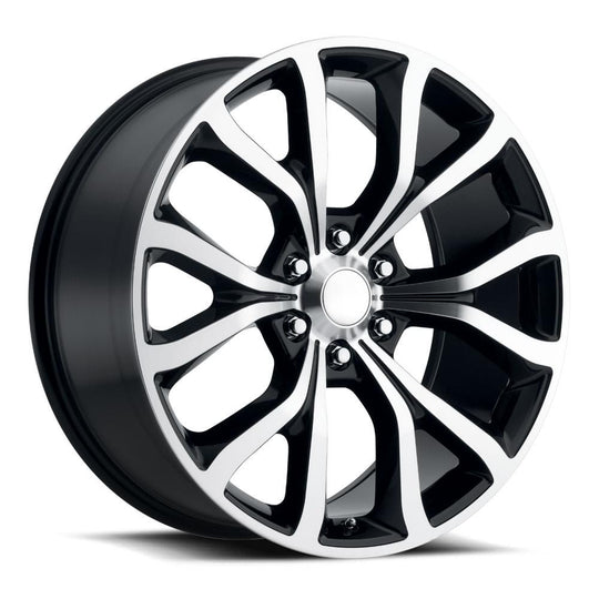 52295443607 - Factory Reproductions FR 52 22X9.5 6X135 44mm Gloss Black Machined Face - Factory Reproductions Wheels Canada