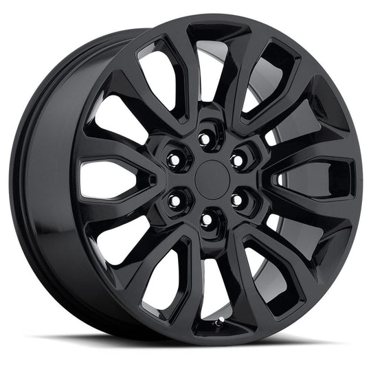 53090303602 - Factory Reproductions FR 53 20X9 6X135 30mm Gloss Black - Factory Reproductions Wheels Canada