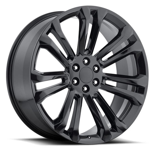 55290246502 - Factory Reproductions FR 55 22X9 6X139.7 24mm Gloss Black - Factory Reproductions Wheels Canada