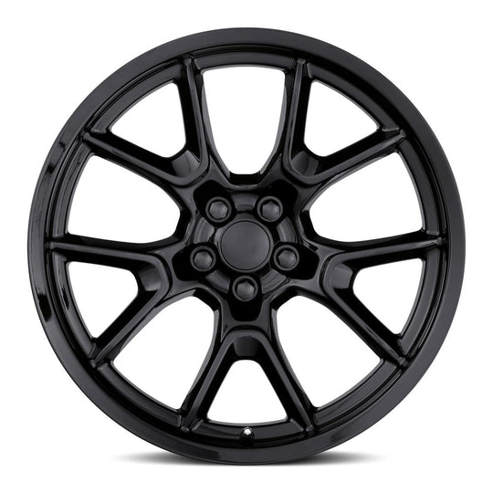 66015221502F - Factory Reproductions FR 66F 20X10 5X115 22mm Gloss Black - Factory Reproductions Wheels Canada