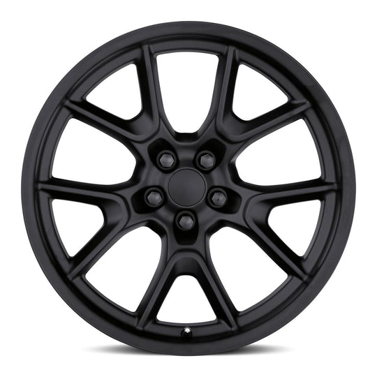 66015221503F - Factory Reproductions FR 66F 20X10 5X115 22mm Satin Black - Factory Reproductions Wheels Canada