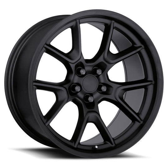 66015221503F - Factory Reproductions FR 66F 20X10 5X115 22mm Satin Black - Factory Reproductions Wheels Canada