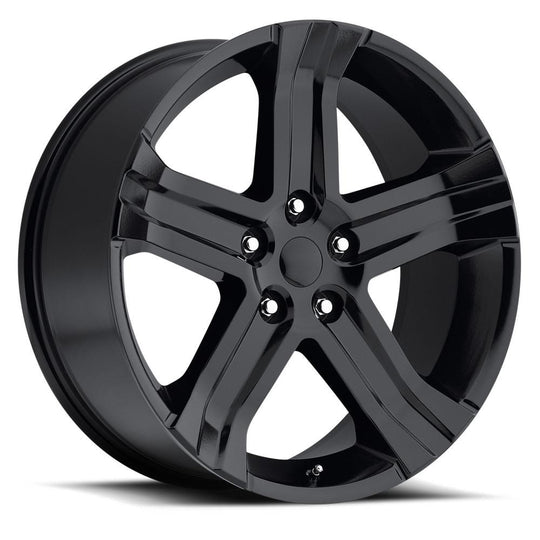 69410255502 - Factory Reproductions FR 69 24X10 5X139.7 25mm Gloss Black - Factory Reproductions Wheels Canada