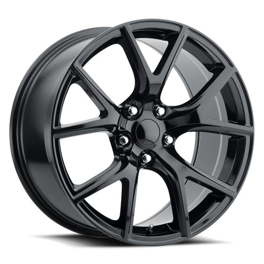 75090355002 - Factory Reproductions FR 75 20X9 5X127 35mm Gloss Black - Factory Reproductions Wheels Canada