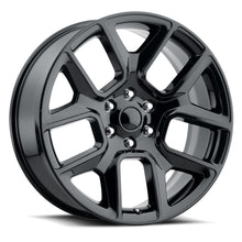 Load image into Gallery viewer, 76290156502 - Factory Reproductions FR 76 22X9 6X139.7 15mm Gloss Black - Factory Reproductions Wheels Canada