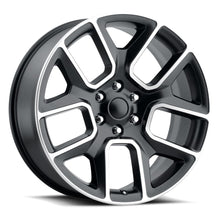 Charger l'image dans la galerie, 76410255526 - Factory Reproductions FR 76 24X10 5X139.7 15mm Satin Black Machined Face - Factory Reproductions Wheels Canada