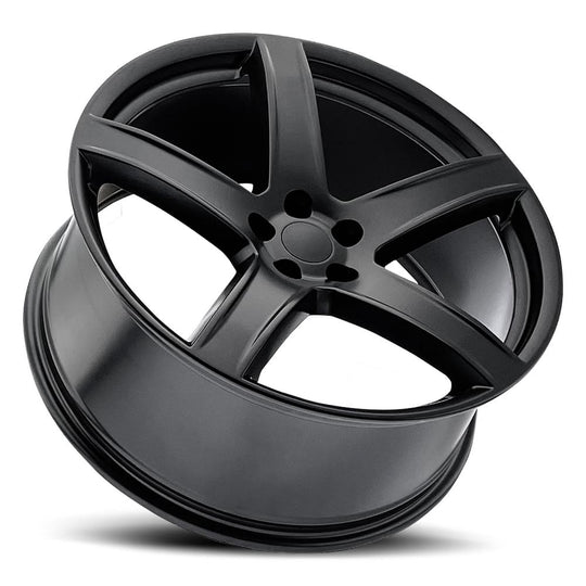 77295181503 - Factory Reproductions FR 77 22X9.5 5X115 18mm Satin Black - Factory Reproductions Wheels Canada
