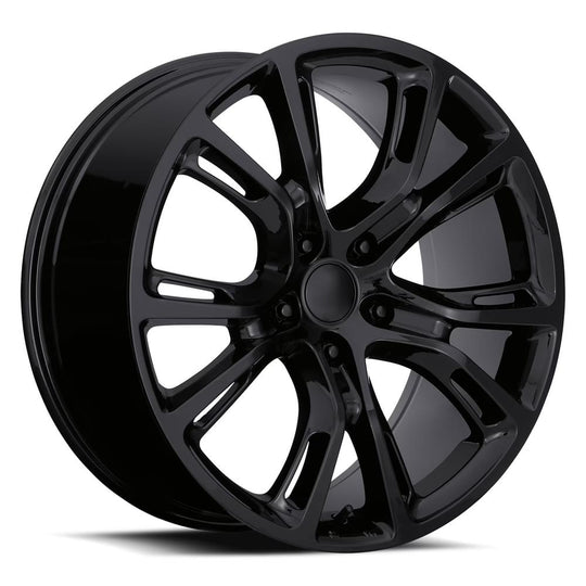 88090355002 - Factory Reproductions FR 88 20X9 5X127 34.7mm Gloss Black - Factory Reproductions Wheels Canada