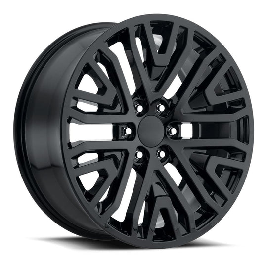 93290286502 - Factory Reproductions FR 93 22X9 6X139.7 28mm Gloss Black - Factory Reproductions Wheels Canada