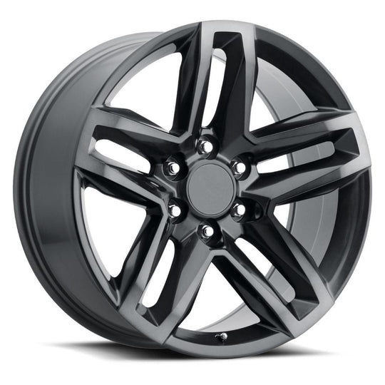 94290156527 - Factory Reproductions FR 94 22X9 5X139.7 15mm Satin Titanium Grey Machined Face with Dark Clear Coat - Factory Reproductions Wheels Canada