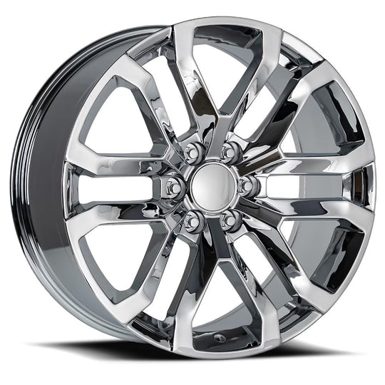 95090286501 - Factory Reproductions FR 95 20X9 6X139.7 28mm Chrome - Factory Reproductions Wheels Canada