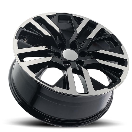96290286507 - Factory Reproductions FR 96 22X9 6X139.7 28mm Gloss Black Machined Face - Factory Reproductions Wheels Canada