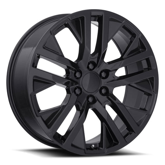 96290286502 - Factory Reproductions FR 96 22X9 6X139.7 28mm Gloss Black - Factory Reproductions Wheels Canada