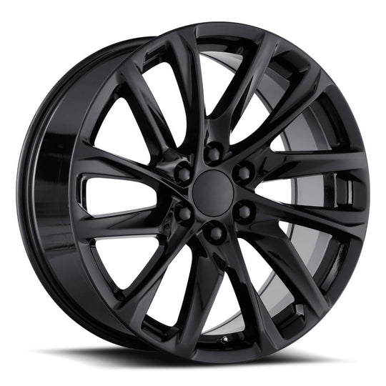 98090286502 - Factory Reproductions FR 98 20X9 6X139.7 28mm Gloss Black - Factory Reproductions Wheels Canada