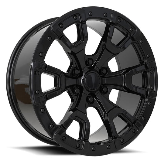 99090203602 - Factory Reproductions FR 99 20X9 6X135 20mm Gloss Black - Factory Reproductions Wheels Canada