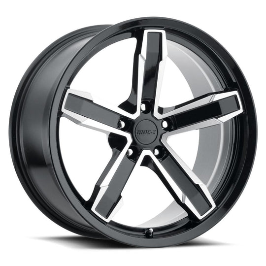 Z10010203407 - Factory Reproductions Z10 20X10 5X120.65 20mm Gloss Black Machined Face - Factory Reproductions Wheels Canada