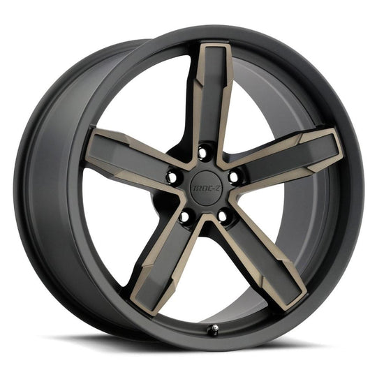 Z10011433423 - Factory Reproductions Z10 20X11 5X120.65 43mm Satin Black Machined Face with Bronze Clear - Factory Reproductions Wheels Canada