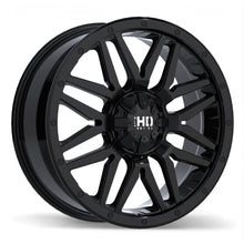 Load image into Gallery viewer, F240-2290-83BN+45C951 - Fast HD Menace 22X9 6X139.7 45mm Gloss Black - Fast HD Wheels Canada
