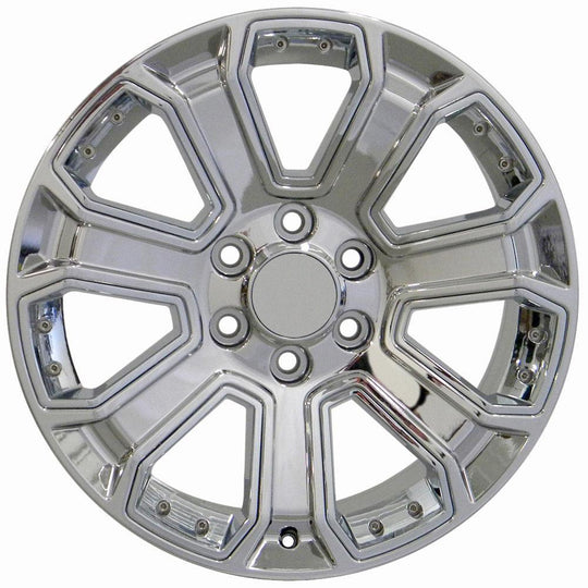 CV93-20085-6550-31C-ic - OE Wheels Replica CV93 20X8.5 6X139.7 ET31mm Chrome with Chrome Insert - OE Wheels Wheels Canada