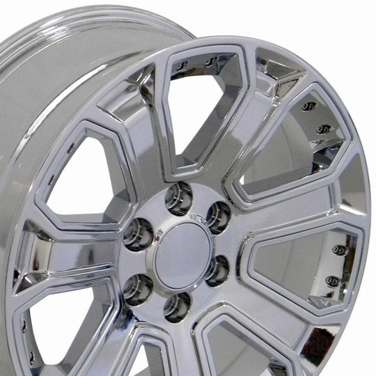 CV93-20085-6550-31C-ic - OE Wheels Replica CV93 20X8.5 6X139.7 ET31mm Chrome with Chrome Insert - OE Wheels Wheels Canada