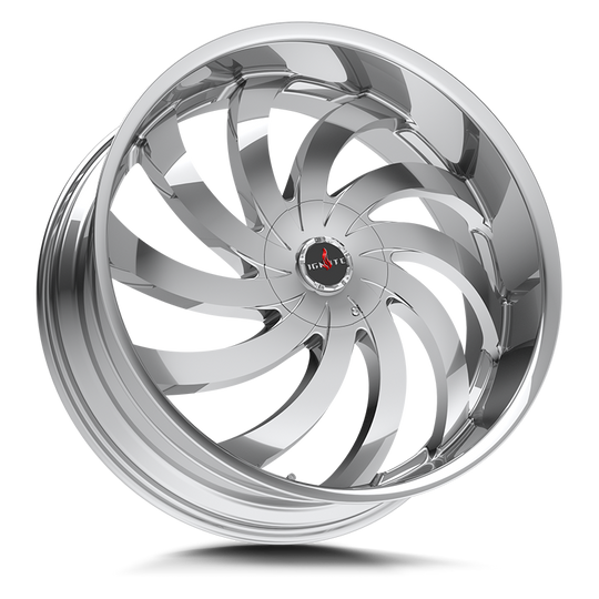 G0429552818C - Ignite Flame 22X9.5 5X139.7 / 5X127 18mm Chrome - Ignite Wheels Canada