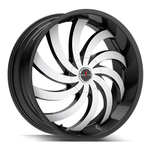 Load image into Gallery viewer, G0428550235GBM - Ignite Flame 22X8.5 5X112 / 5X115 35mm Gloss Black, Machined - Ignite Wheels Canada