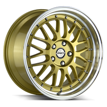 Load image into Gallery viewer, H27800032GP - Shift H27 Flywheel 18X9 BLANK 32mm Gold Polished Lip - Shift Wheels Canada