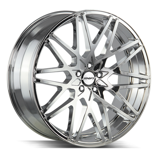 H32251438 - Shift H32 Formula 22X9 5x114.3 38mm Chrome - Shift Wheels Canada