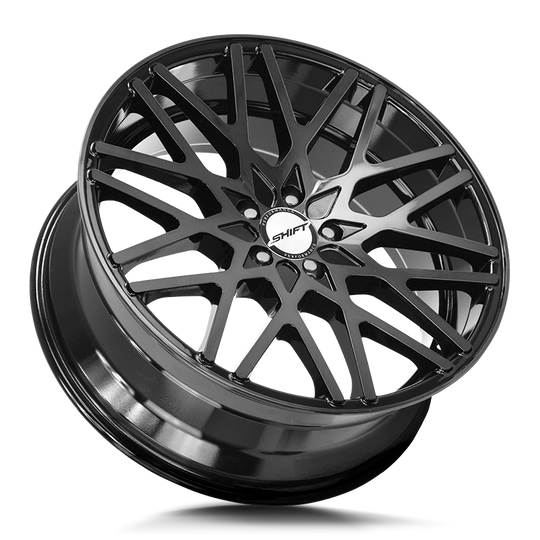 H32850035GB - Shift H32 Formula 18X8 5X100 / 5X114.3 35mm Gloss Black - Shift H32 Wheels Canada