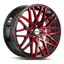 Load image into Gallery viewer, H32851435GBMR - Shift H32 Formula 18X8 5x114.3 35mm Gloss Black Candy Red Machine - Shift Wheels Canada