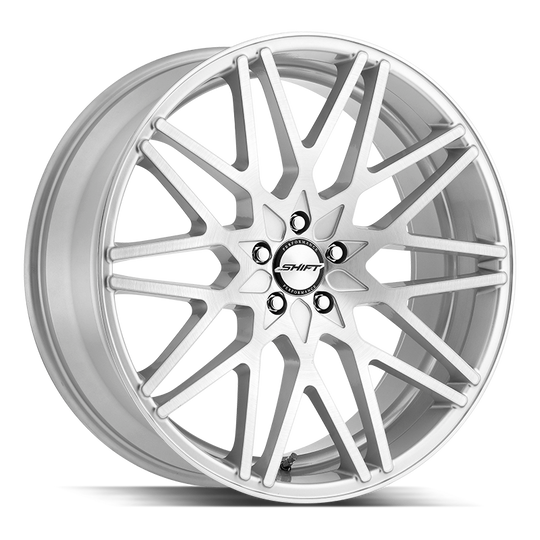 H32252015BFS - Shift H32 Formula 22X9 5x120 15mm Brushed Face Silver - Shift Wheels Canada
