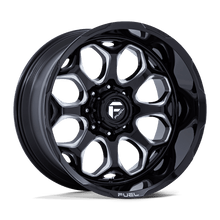 Load image into Gallery viewer, FC862BE20108818N - Fuel Off-Road FC862 Scepter 20X10 8X180 -18mm Gloss Black Milled - Fuel Off-Road Wheels Canada