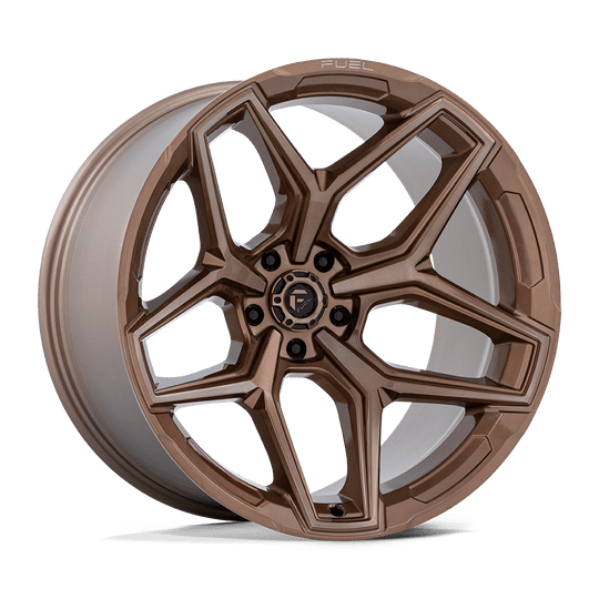 FC854ZR17905012N - Fuel Off-Road Flux 17X9 5X127 -12mm Platinum Bronze - Fuel Off-Road Wheels Canada