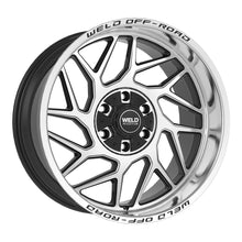 Load image into Gallery viewer, W11720017475 - WELD Off-Road Fulcrum 22X10 8X170 -18mm Gloss Black Milled - WELD Off-Road Wheels Canada